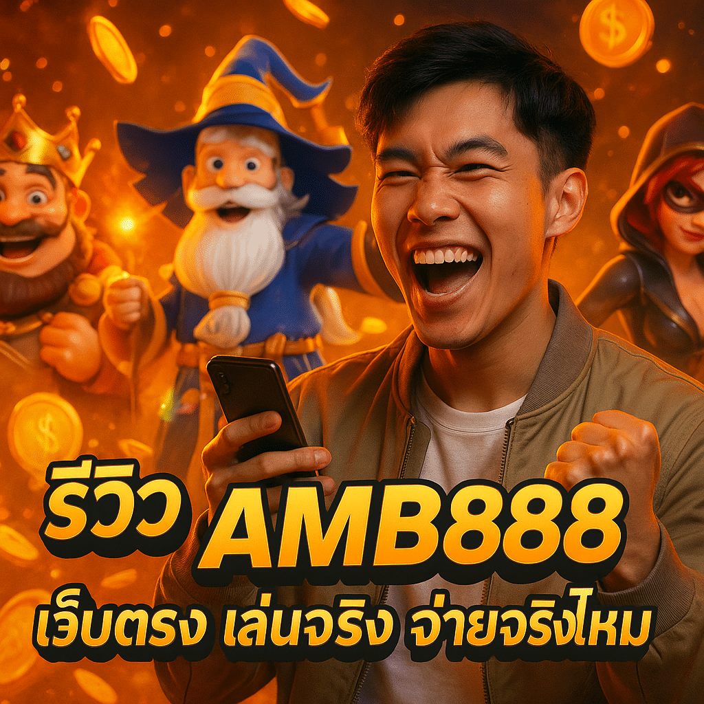 รีวิว AMB888 เว็บตรง เล่นจริง จ่ายจริงไหม