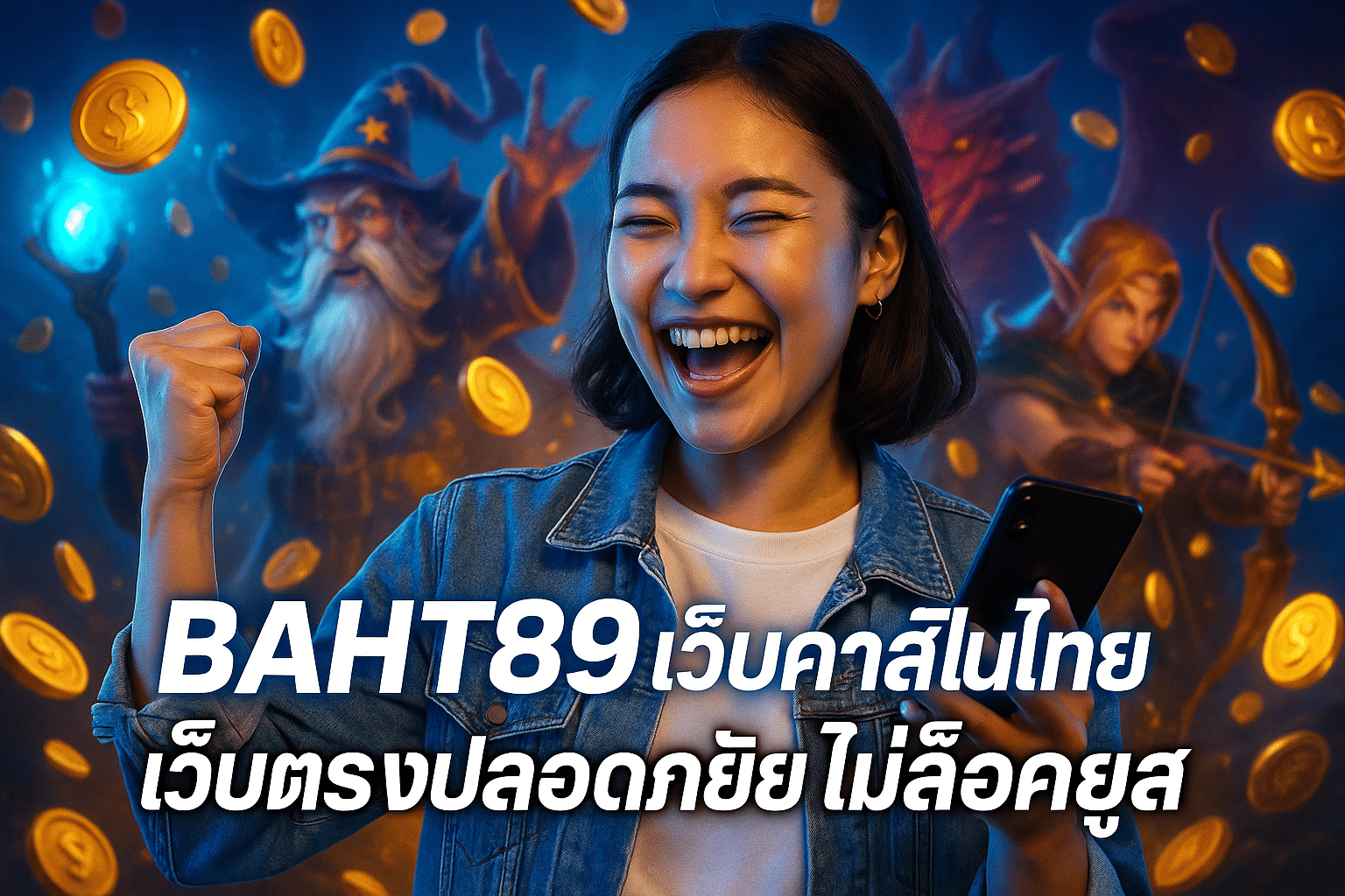 BAHT89 เว็บคาสิโนไทย เว็บตรงปลอดภัย ไม่ล็อคยูส